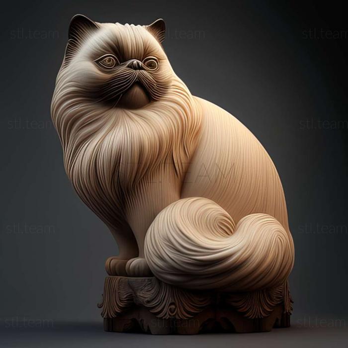 3D model Birman cat (STL)